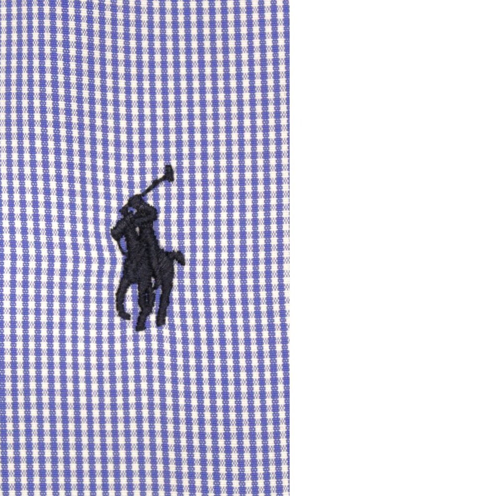 POLO RALPH LAUREN BLAKE/ REGULAR FIT 100% COTTON SHIRT PURPLE-BLUE X-LARGE, XL